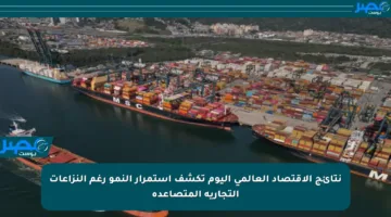 نتائج الاقتصاد العالمي اليوم تكشف استمرار النمو رغم النزاعات التجارية المتصاعدة